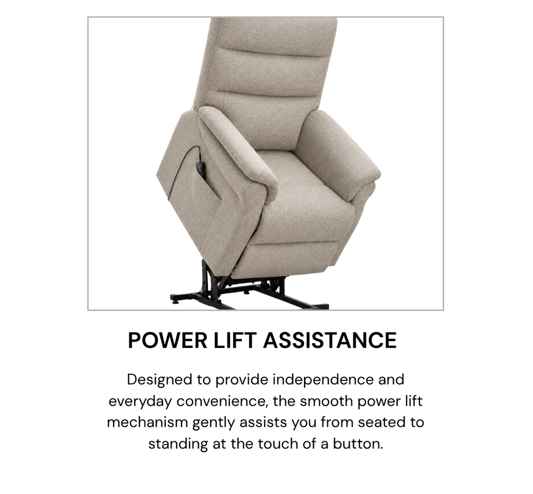 Titus T1031 Modern Power Lift Recliner Chair