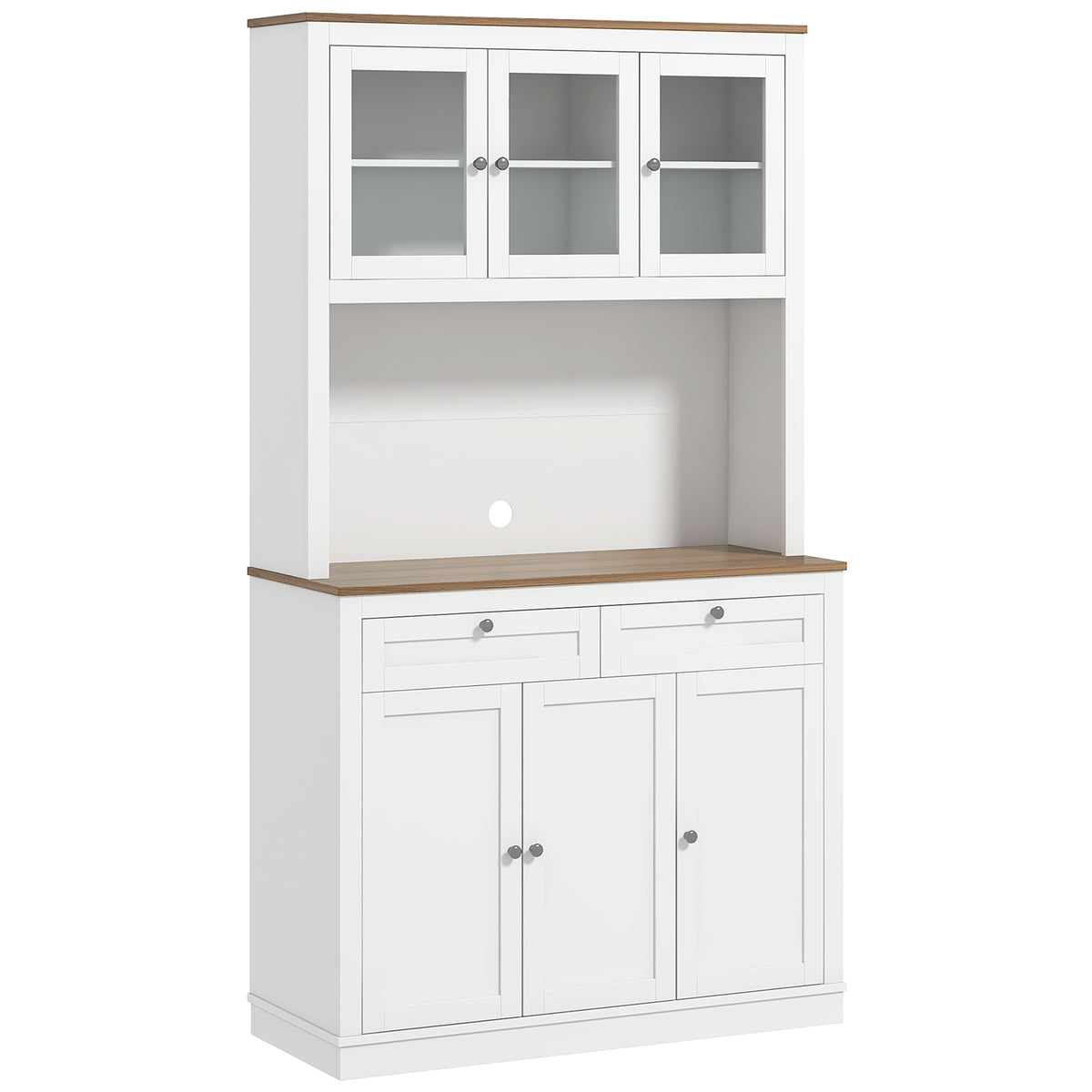 Pantry Cabinet with Microwave Space – 39"W x 71"H