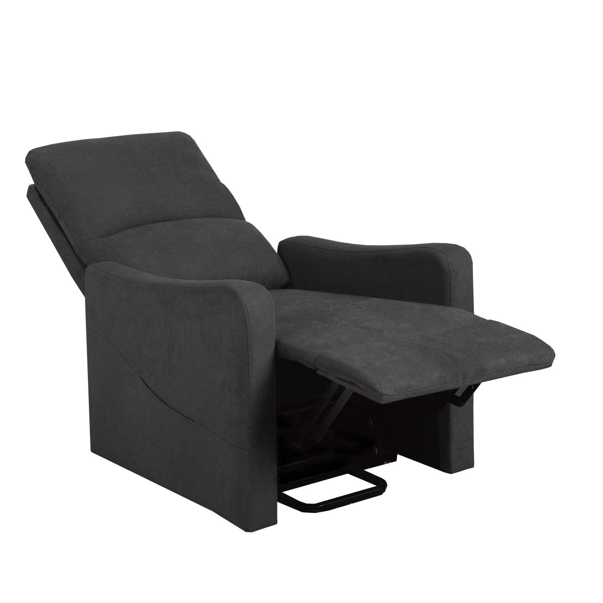 Upholstered Power Recliner Lift Chair – Dark Grey (Style 2)