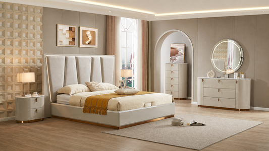 Rosa Modern Lift-Top Bedroom Set