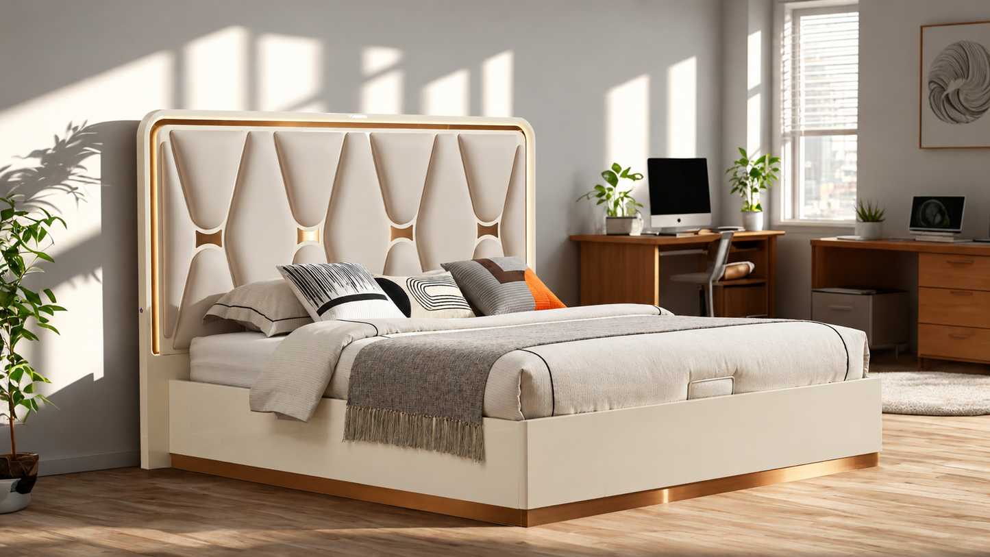 Venus Modern Lift-Top Bedroom Set