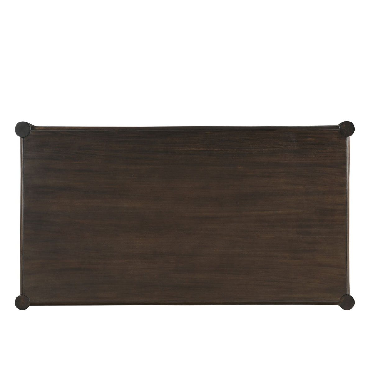 Solid Mango Wood Rectangular Dining Table, 79" in Mocha