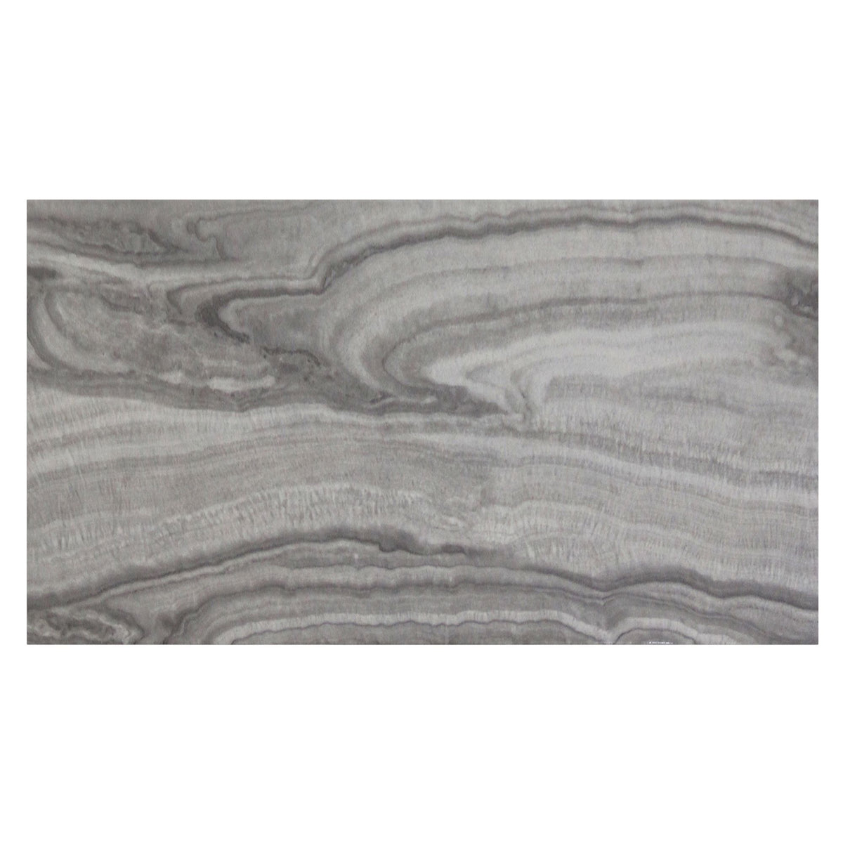 Faux Marble Rectangular Dining Table, 63" in Light Grey