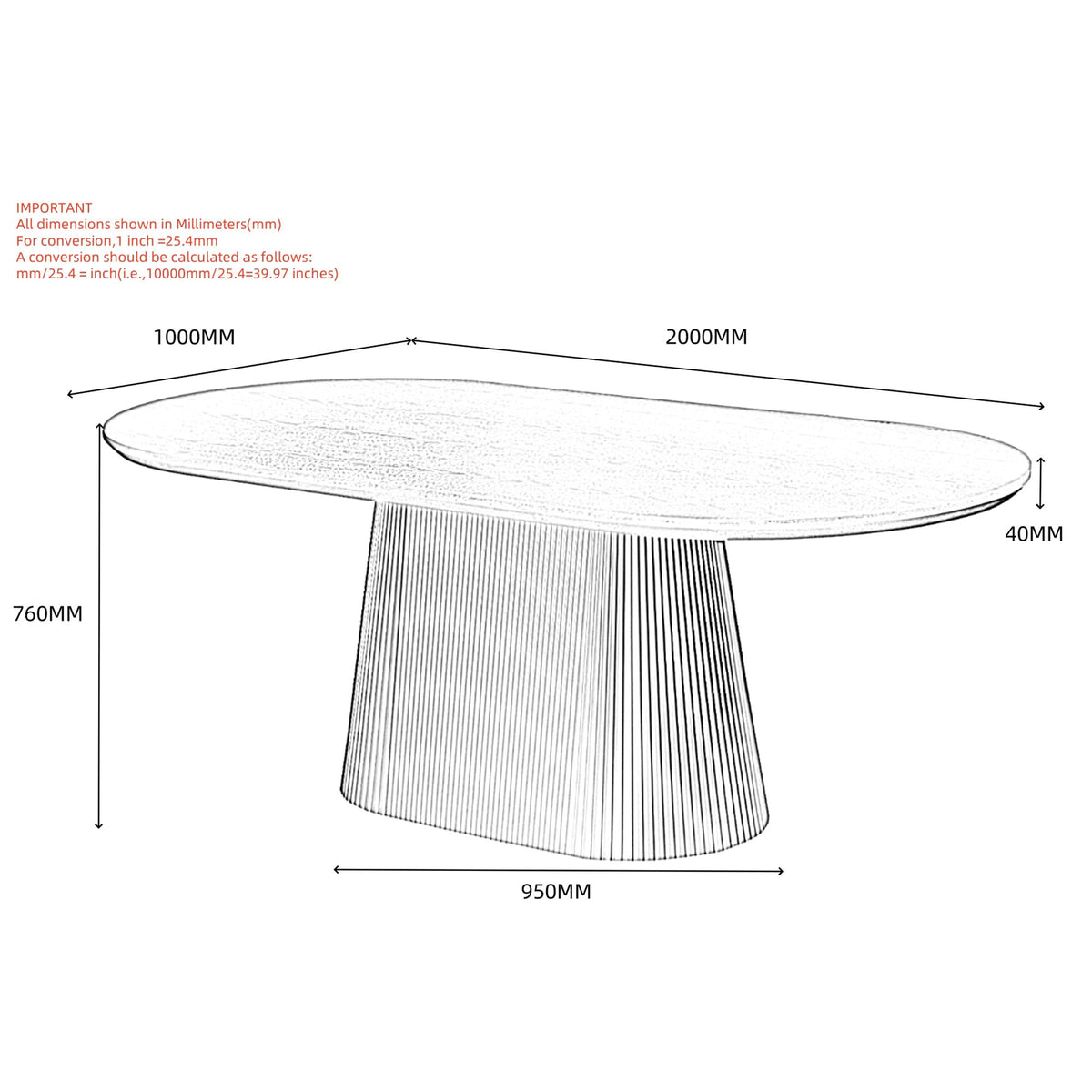 Wood Oval Dining Table, 79" in Ivory