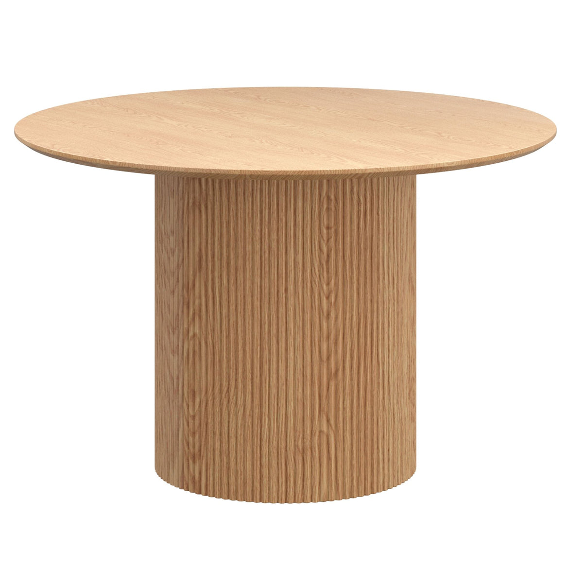 Wood Round Dining Table, 47" in Natural