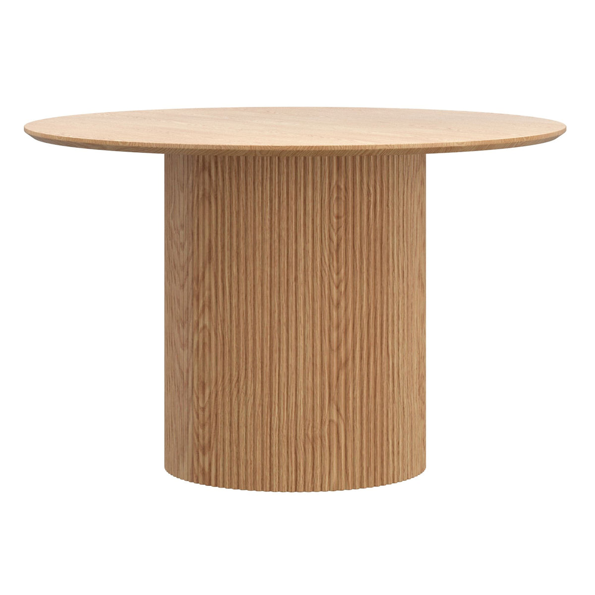 Wood Round Dining Table, 47" in Natural