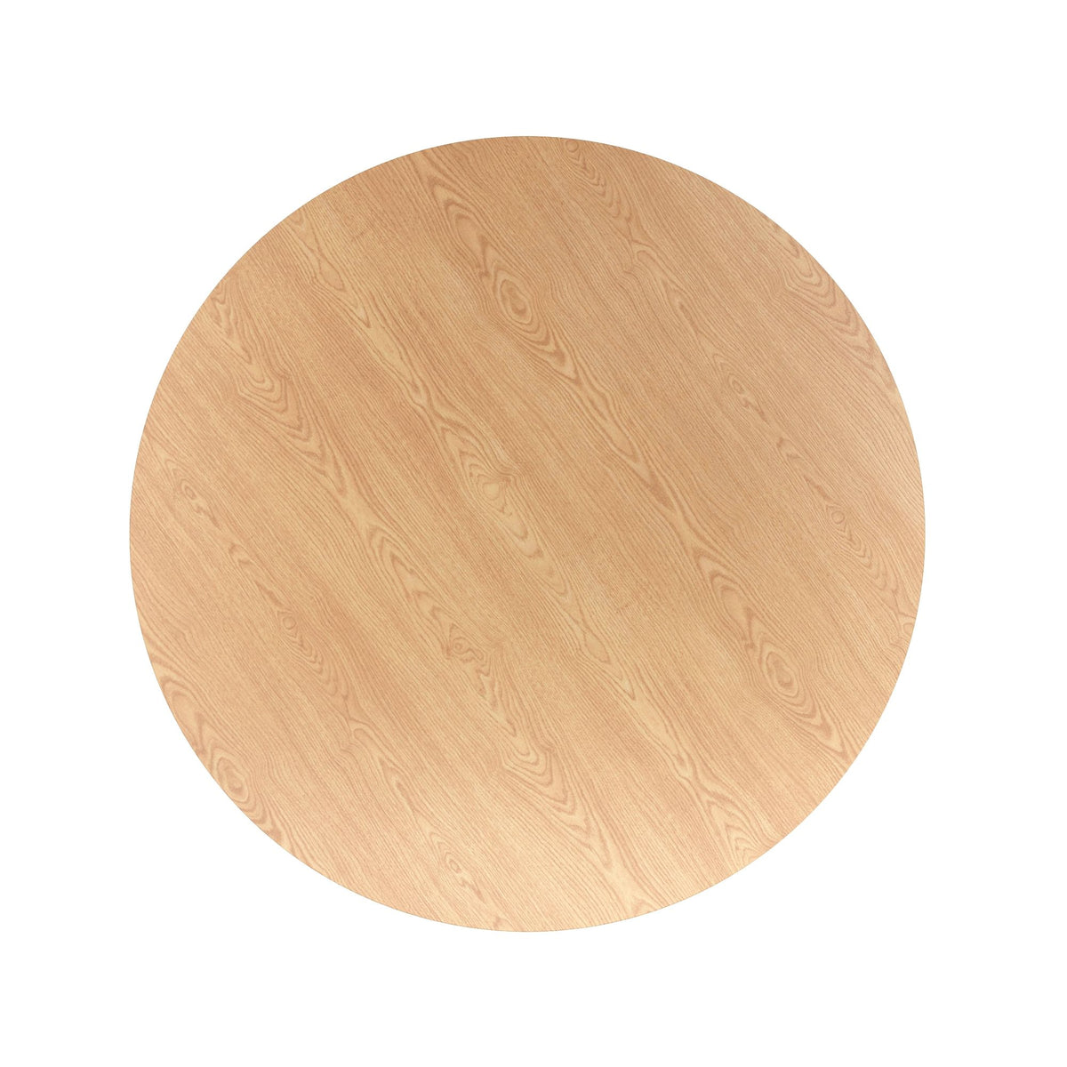 Wood Round Dining Table, 47" in Natural