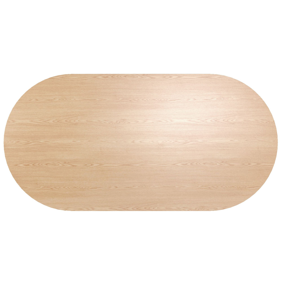 Wood Oval Dining Table, 79" in Natural