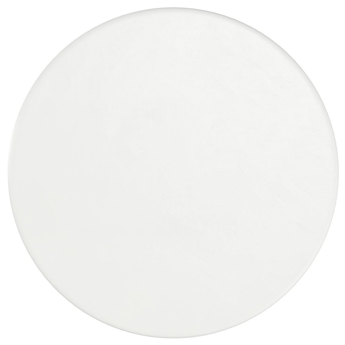 Concrete Round Dining Table, 47" in White