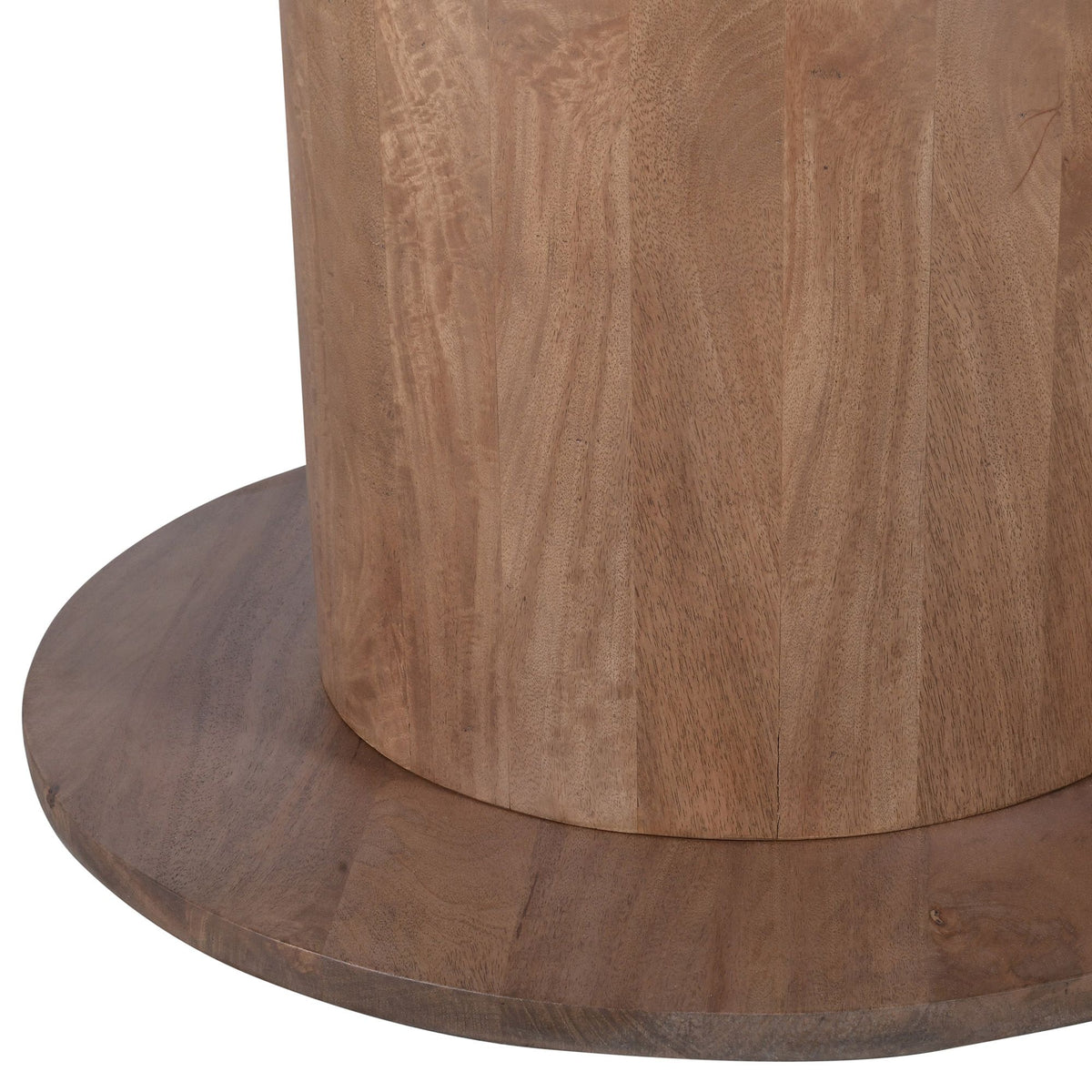 Solid Wood Round Dining Table, 50" in Walnut