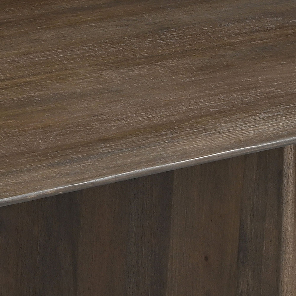 Solid Mango Wood Rectangular Dining Table, 78" in Mocha