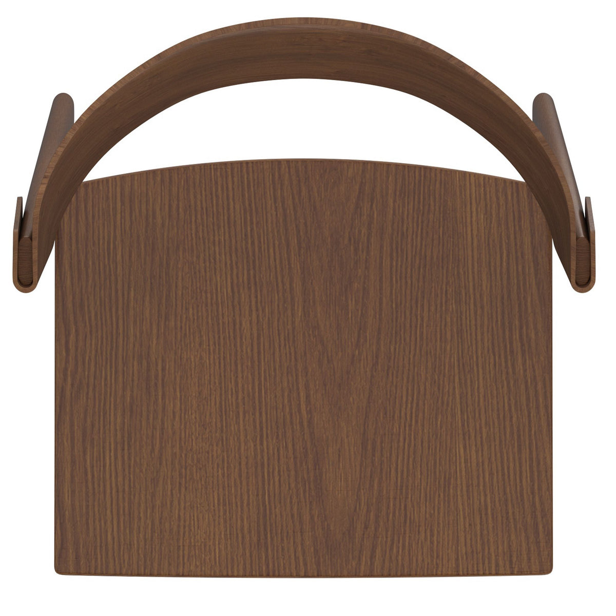 Stackable Solid Wood Dining Chair, Set of 2 in Walnut