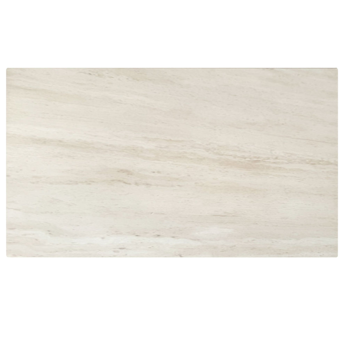 Sintered Stone 5-Piece Dining Set, Travertine Table and Toffee/Natural Chairs
