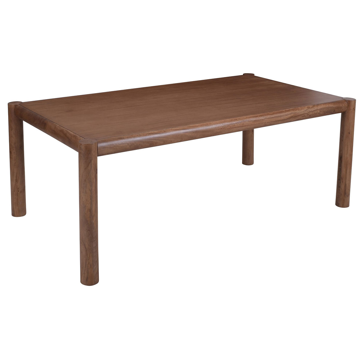 Solid Wood 7-Piece Dining Set, Walnut Table and Moss Chairs