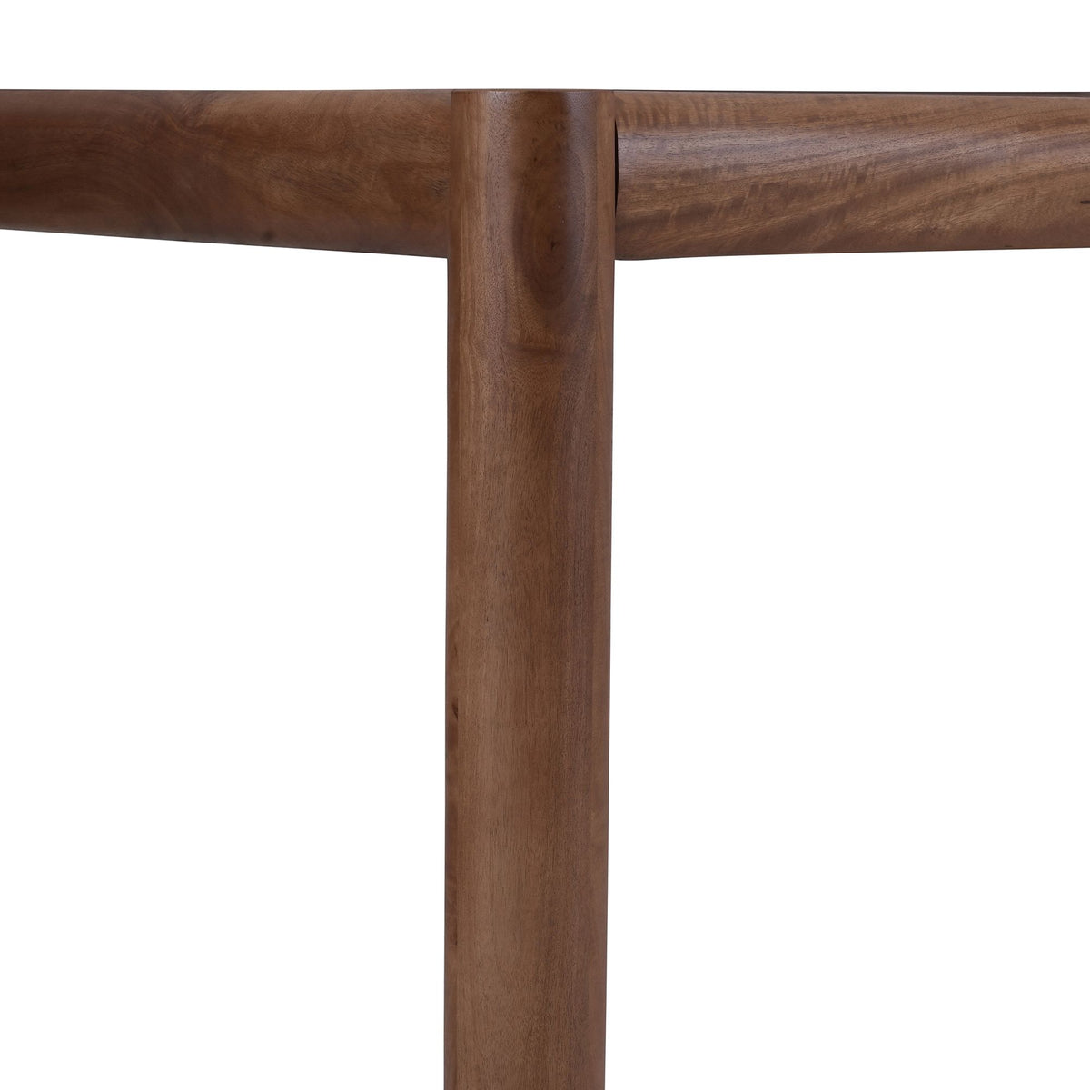Solid Wood 7-Piece Dining Set, Walnut Table and Moss Chairs