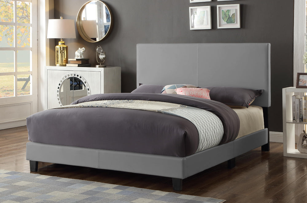 Titus T2110 Modern Platform Bed Adjustable Headboard