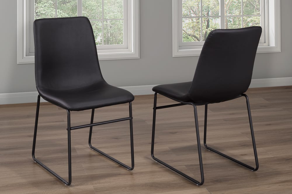 Titus T211 Modern Leatherette Dining Chair Set