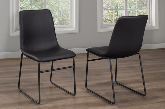 Titus T211 Modern Leatherette Dining Chair Set