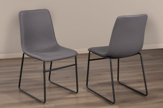 Titus T211 Modern Leatherette Dining Chair Set
