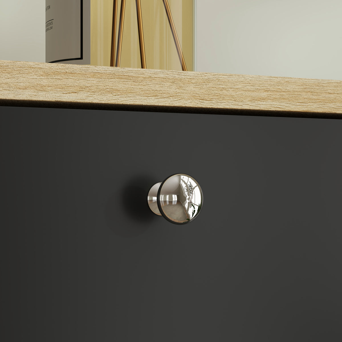 Shoe Cabinet with 2 Drawers and Adjustable Shelves – 32"W x 34"H