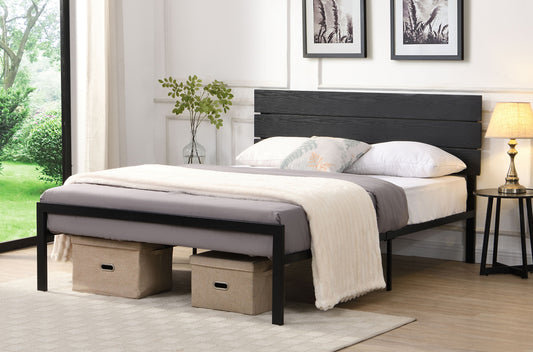Titus T2205 Modern Metal Platform Bed Frame