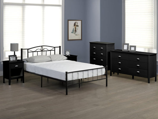 Titus T2310 Modern Classic Metal Platform Bed Frame
