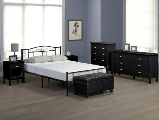 Titus T2310 Modern Classic Metal Platform Bed Frame