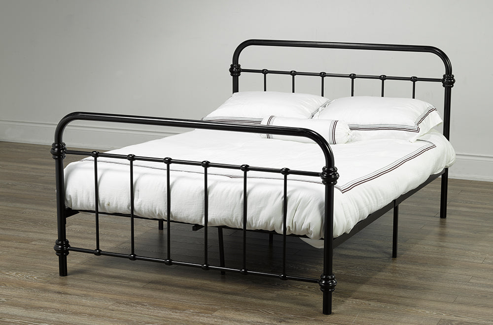 Titus T2335 Modern Vintage Metal Platform Bed Frame