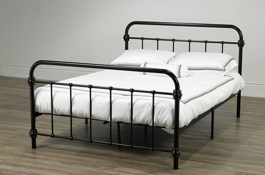 Titus T2335 Modern Vintage Metal Platform Bed Frame