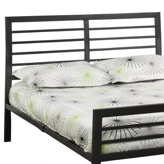 Titus T2336 Modern Slatted Metal Platform Bed Frame