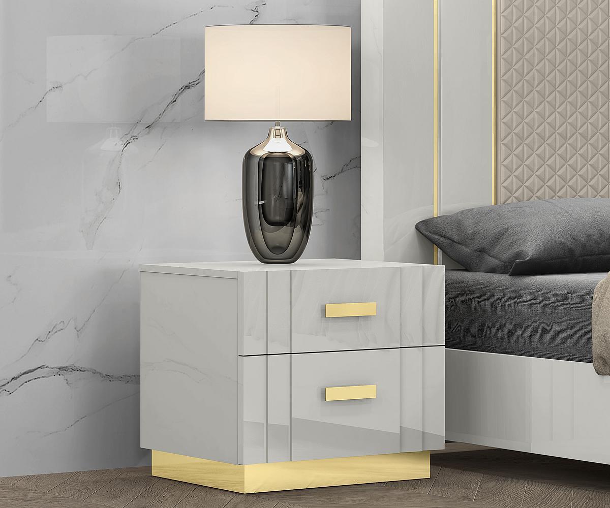 Charmer Nightstand – Grey