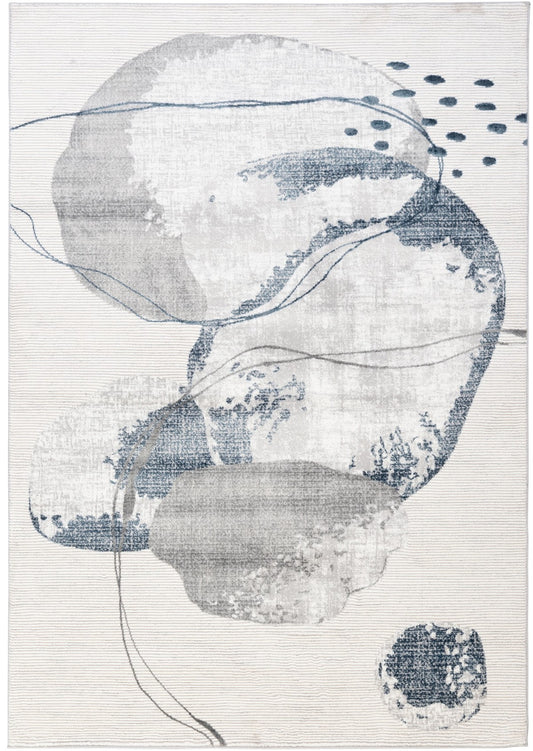 Aqua 10565A Blue Area Rug: Premium Quality Floor Covering