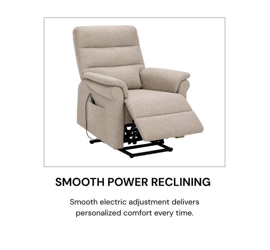 Titus T1031 Modern Power Lift Recliner Chair