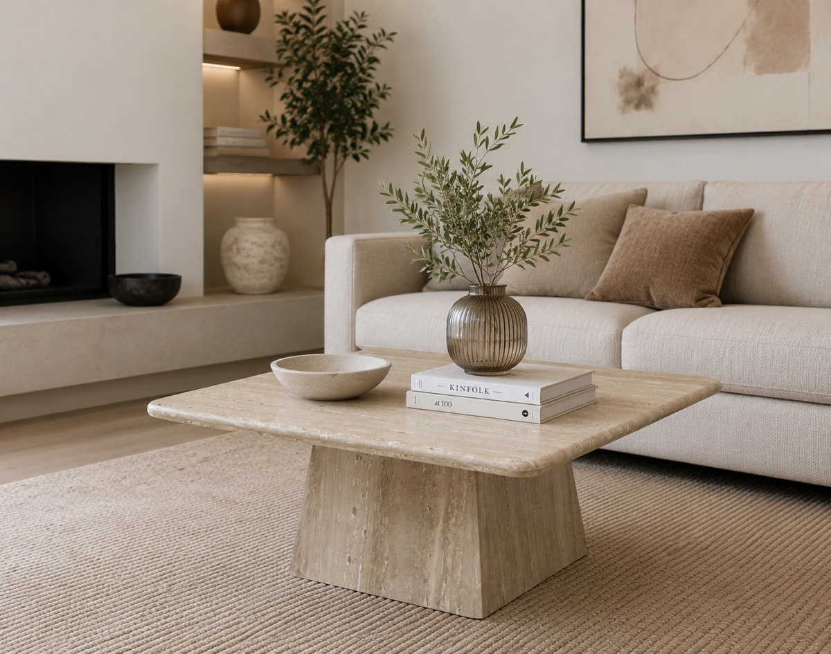 Marble Coffee Table – Sand