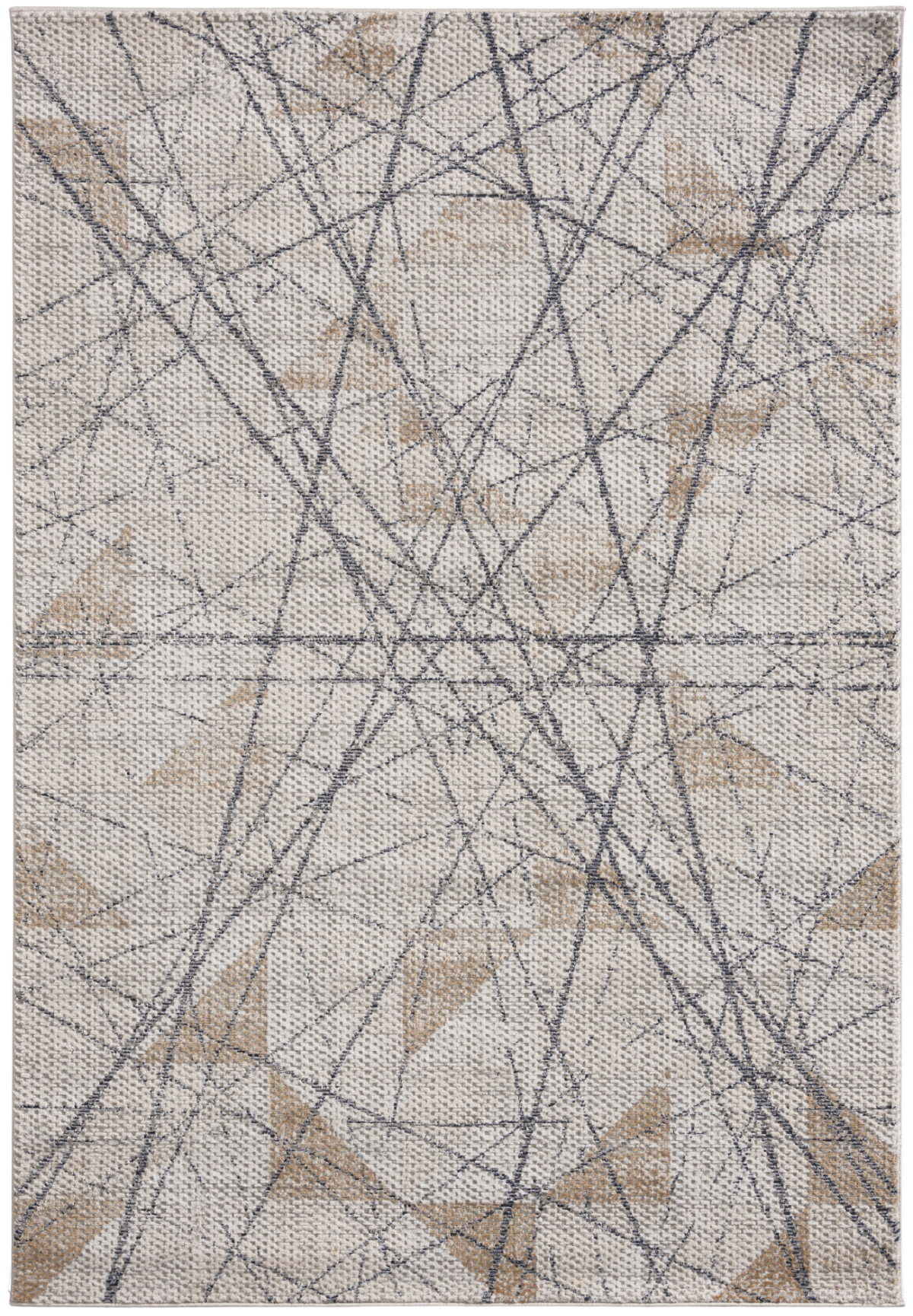 Modern Geometric Pattern Area Rug, Durable Home Carpet