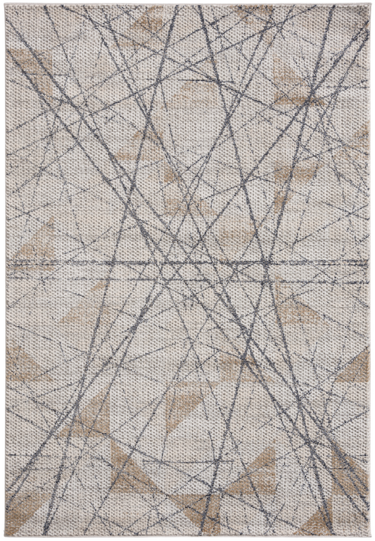 Modern Geometric Pattern Area Rug, Durable Home Carpet