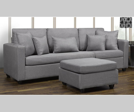 Grey Barcelona Sofa Ottoman