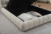 KING LIFT BED FRAME - BEIGE