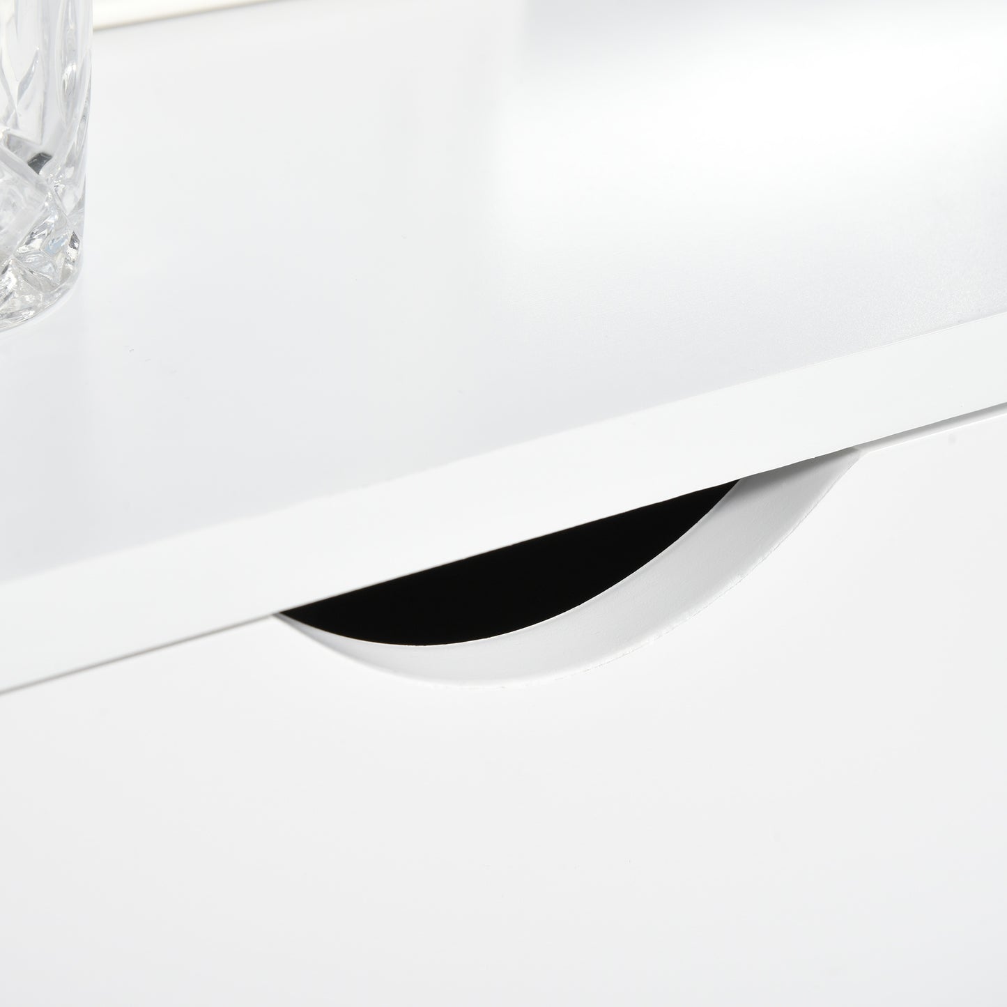 Sleek White Modern TV Stand, Storage for 65-inch TVs, Media Entertainment Center