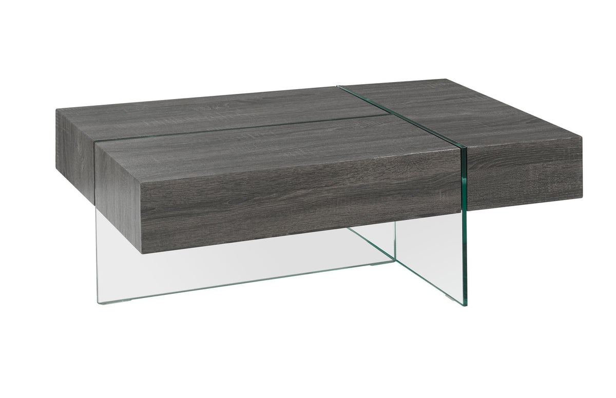 Glass Coffee Table – Grey