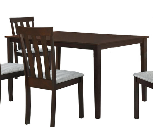 Diana 59" Solid Wood Dining Table – Espresso