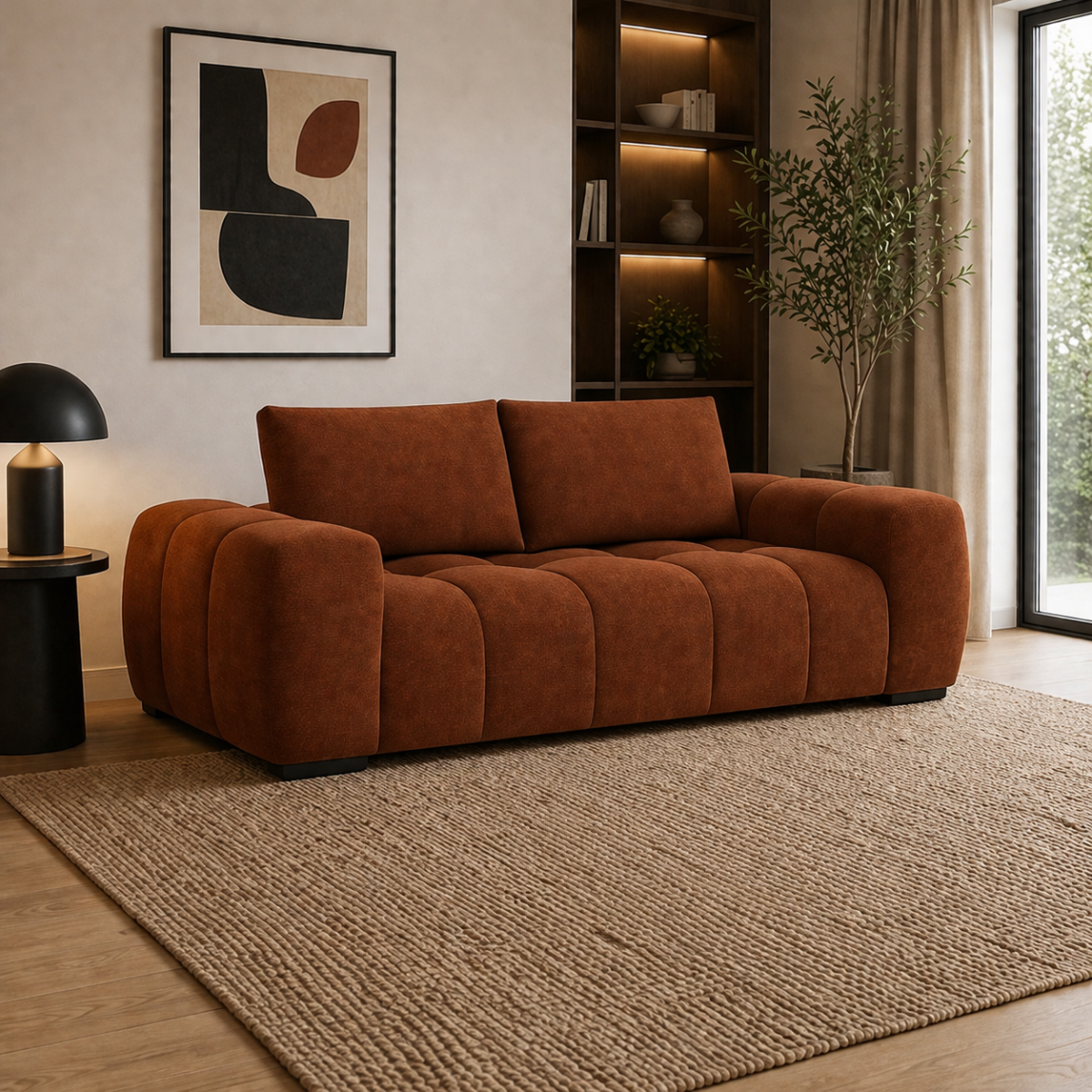 Solid Wood Sofa
