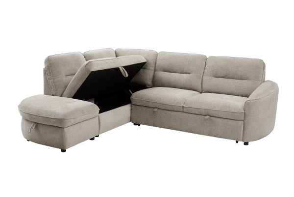 LHF SECTIONAL SLEEPER - BEIGE