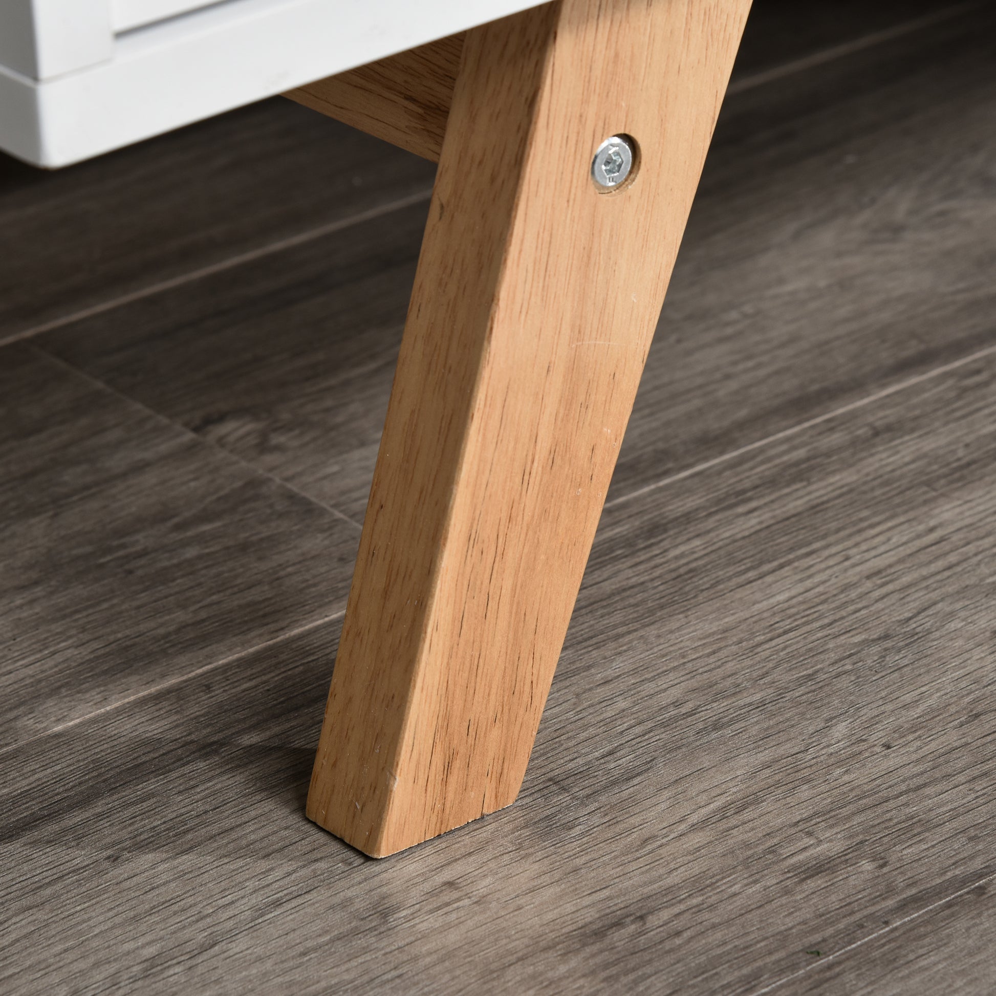 Sleek White Modern TV Stand, Storage for 65-inch TVs, Media Entertainment Center