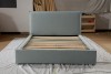 KING STORAGE BED - BLUE