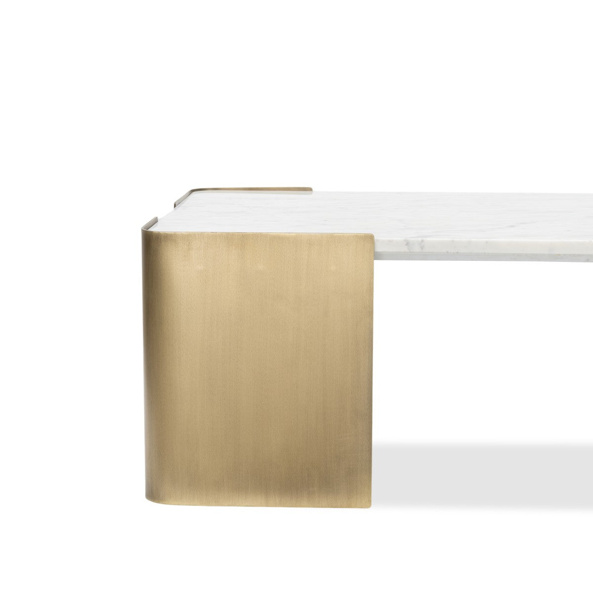 Marble Coffee Table – Gold
