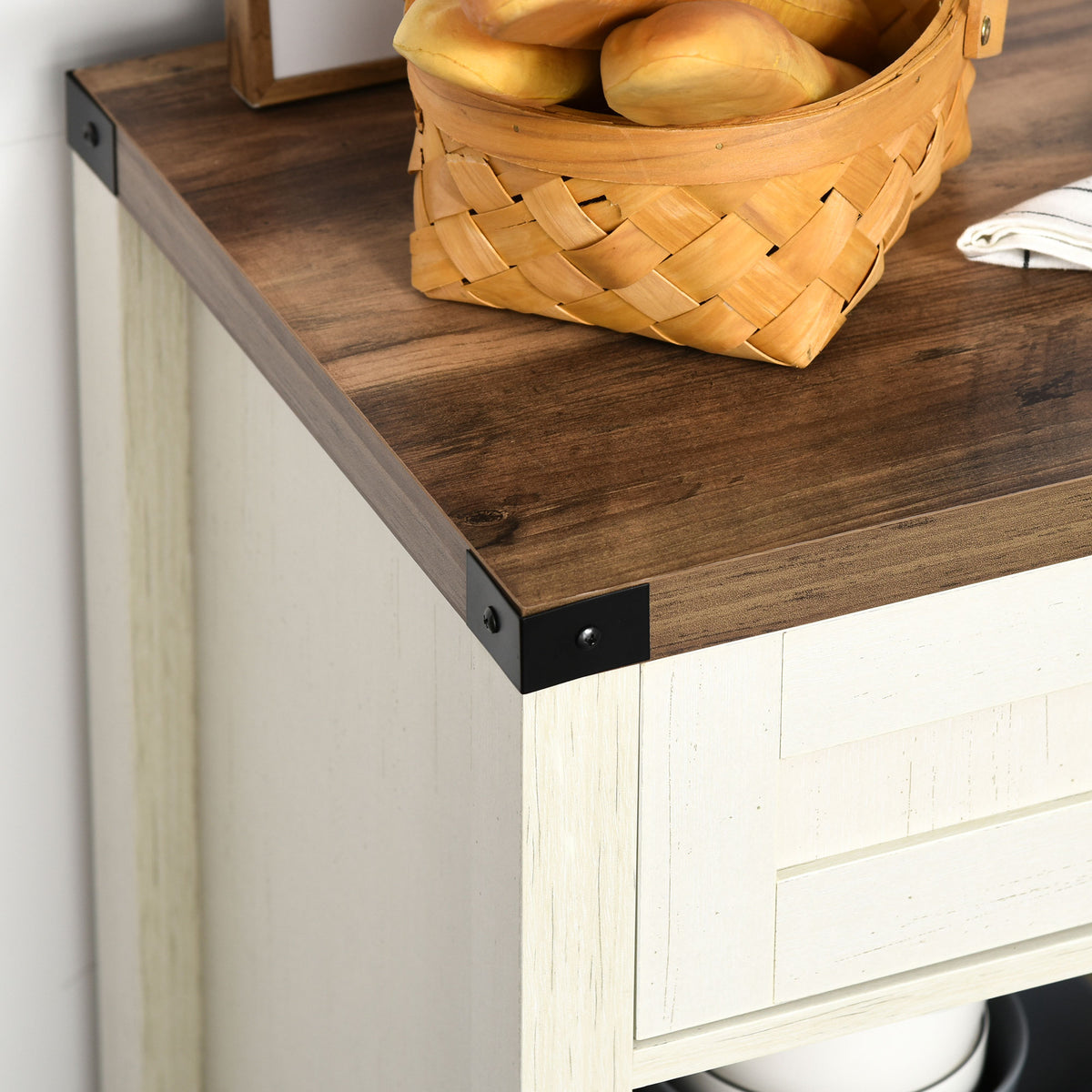 Farmhouse Sideboard with Barn Doors – 30"W x 33"H