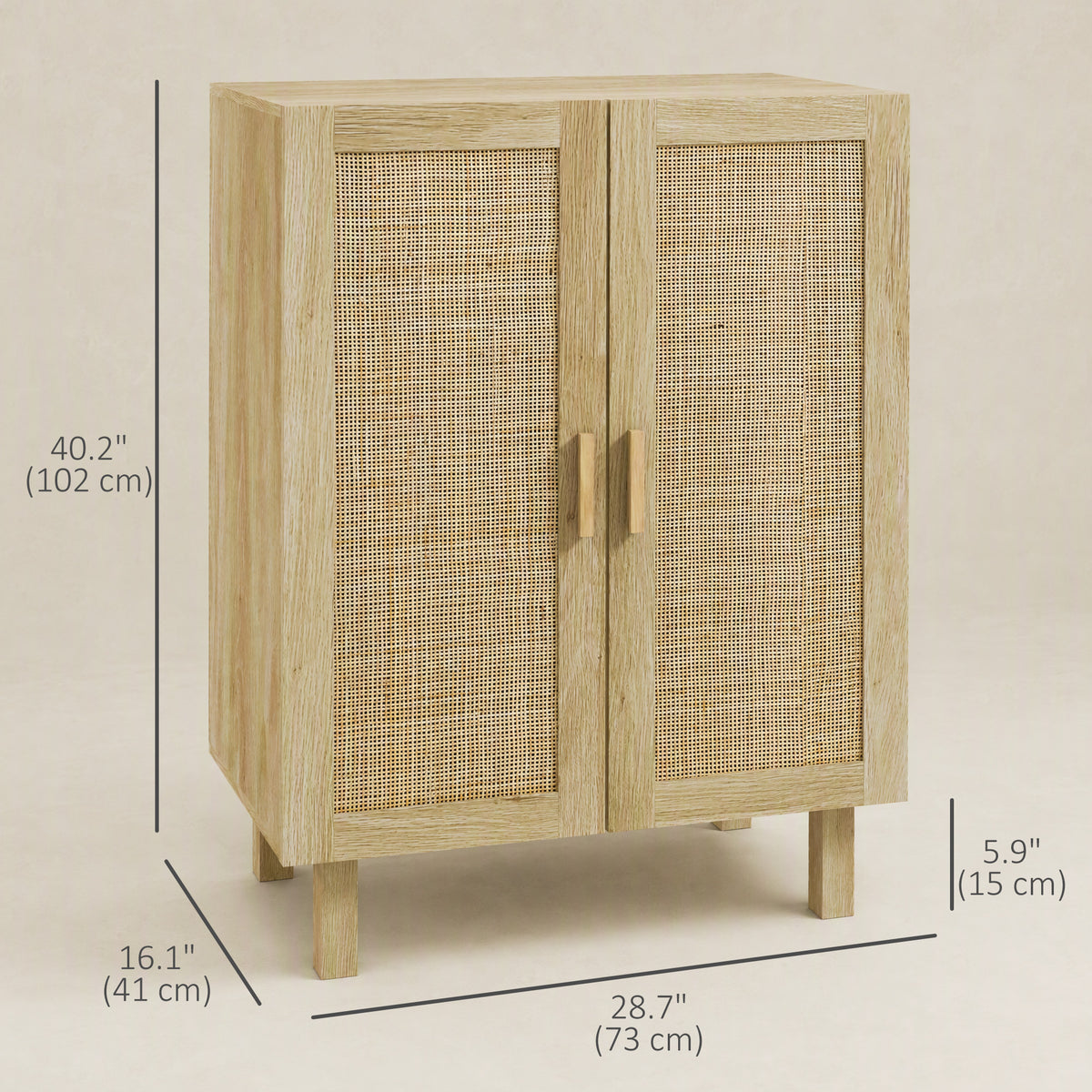 Buffet Cabinet with Storage – 29"W x 40"H