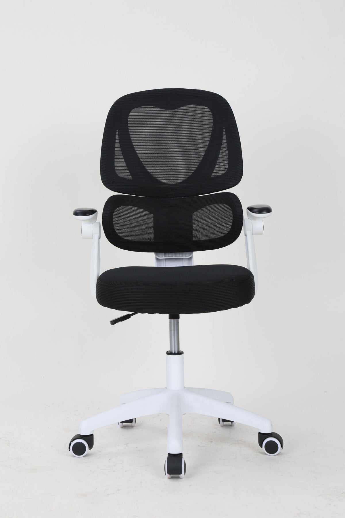 Back Office Chair with Adjustable Height Black