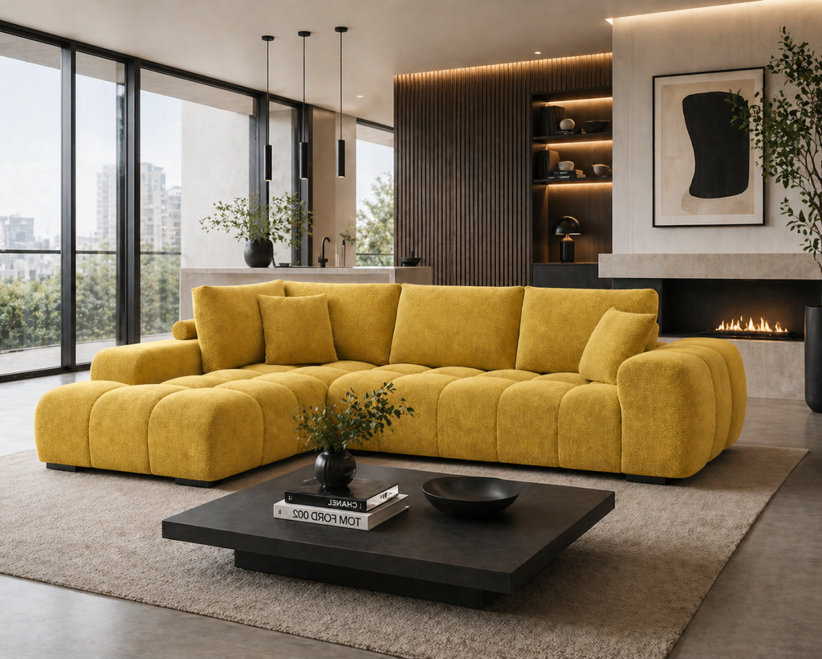 Sectional – Yellow